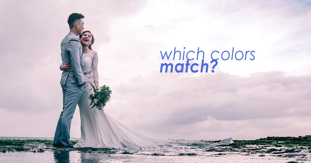 Colors for the suit of the groom