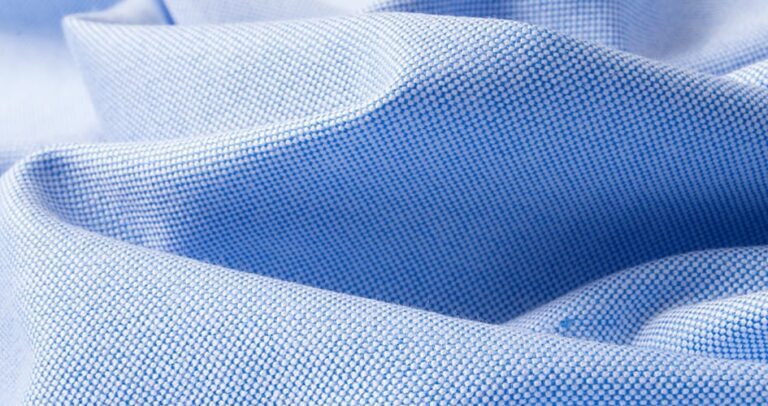 Oxford Cotton Fabric Close Up