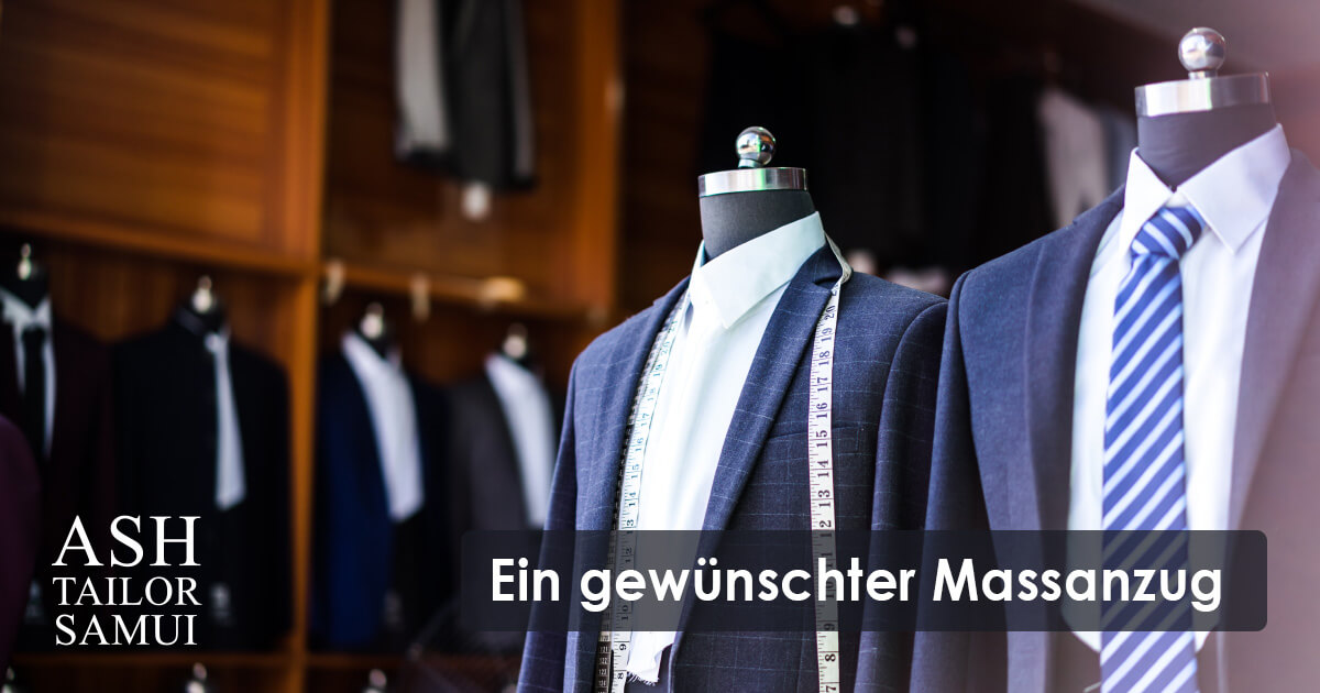 Ein massgeschneiderter Anzug