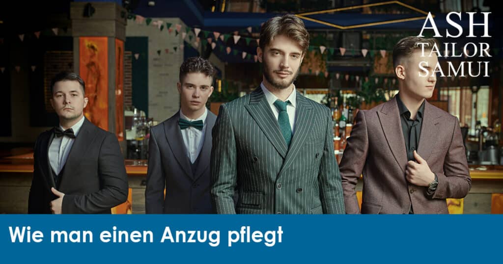 Wie man einen Anzug pflegt