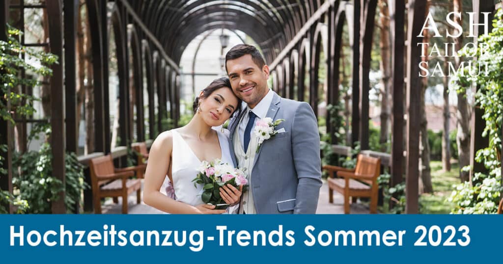 Die Top 5 Hochzeitsanzug-Trends für den Sommer 2023