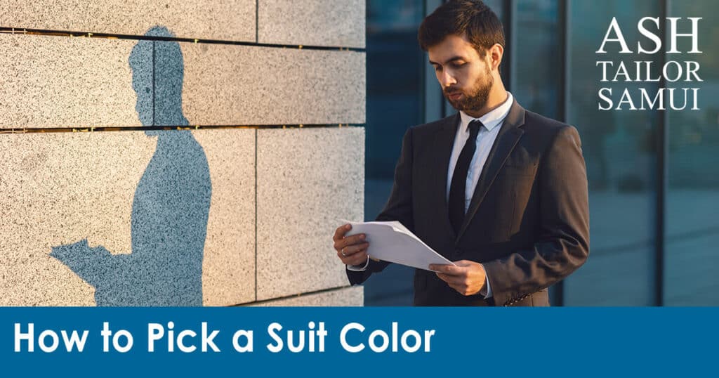 How to Pick a Suit Color