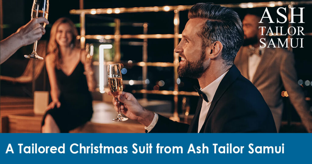 Dazzle in Elegance A Tailored Christmas Suit from Ash Tailor Samui