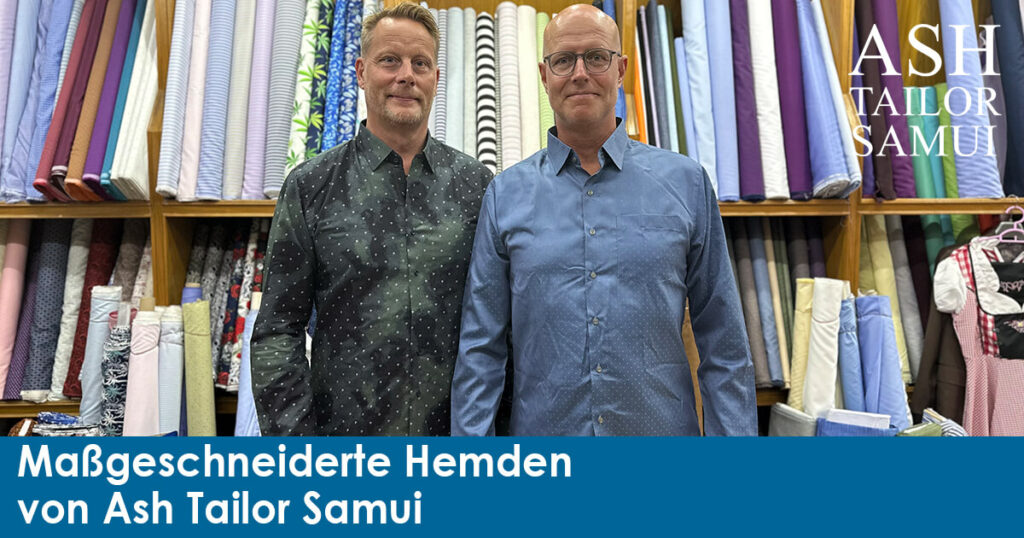 Maßgeschneiderte Hemden von Ash Tailor Samui