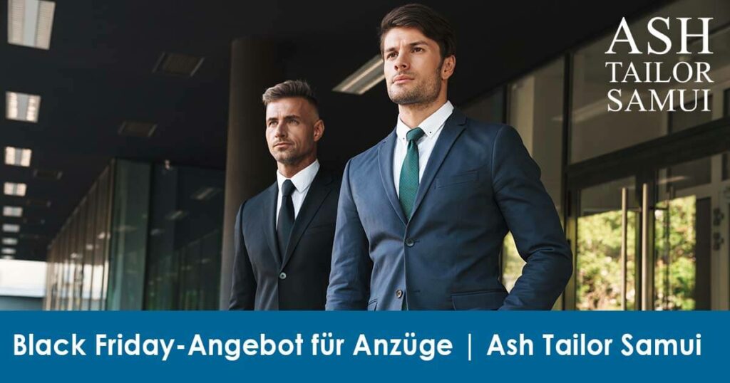 Black Friday-Angebot für Anzüge, Ash Tailor Samui