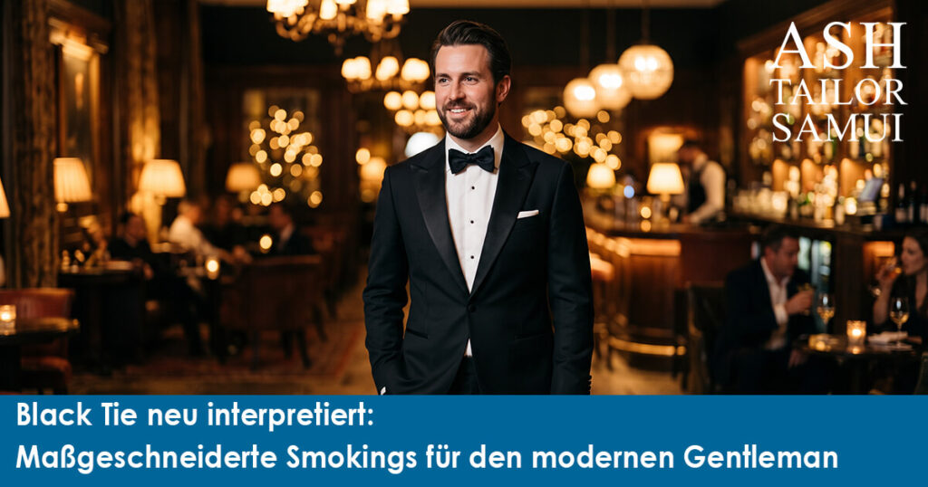 Black Tie neu interpretiert - Maßgeschneiderte Smokings für den modernen Gentleman